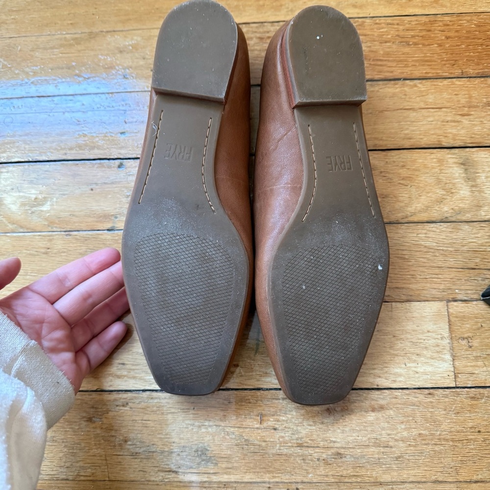 Frye Leather Ballet Flats NIB - Picture 8 of 9